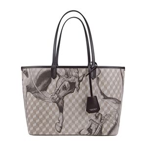 Nwt Loup Noir SHOPPER SMALL Cheval Sand/Brown Dupe